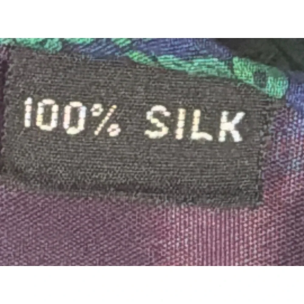 Jeep Mopar Parts Mens Silk Necktie Navy Blue Green Logo Pattern Automotive Tie